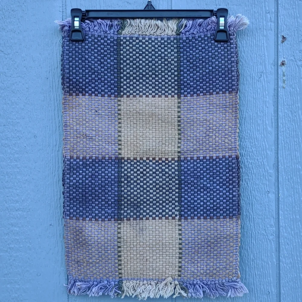 Pier 1‎ Imports Jute Cotton Plaid Placemats Set of 2